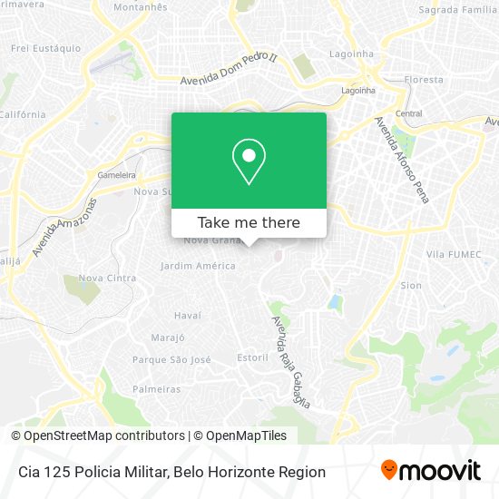 Cia 125 Policia Militar map