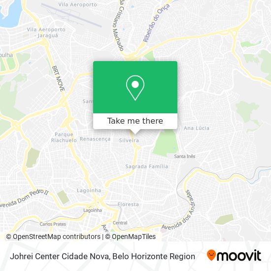 Johrei Center Cidade Nova map