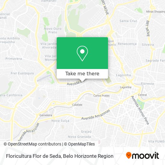 How to get to Floricultura Flor de Seda in Belo Horizonte by Bus or Metro?