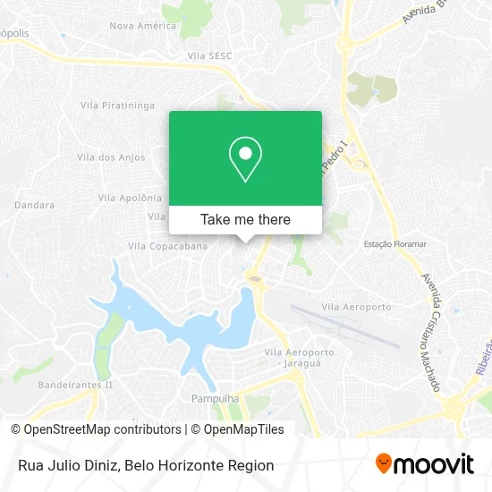 Rua Julio Diniz map
