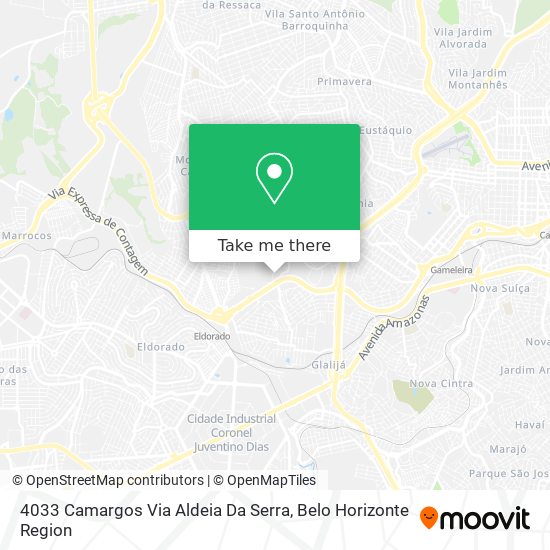 4033 Camargos Via Aldeia Da Serra map