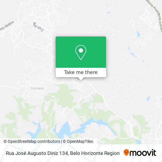 Rua José Augusto Diniz 134 map