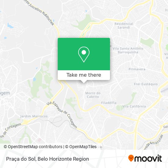Praça do Sol map