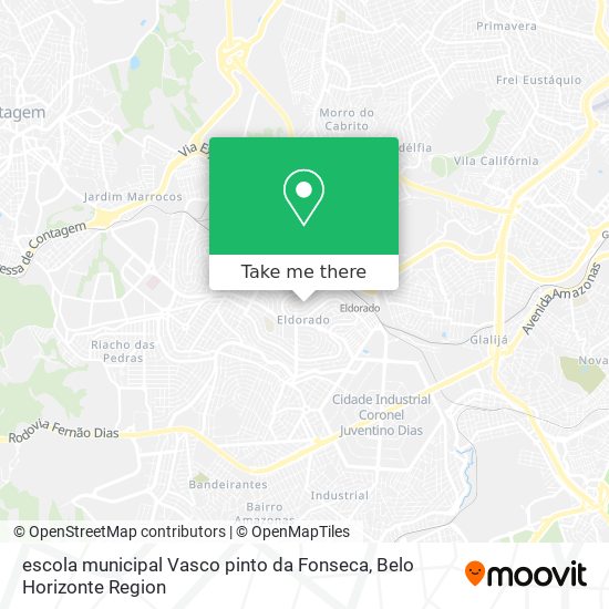 escola municipal Vasco pinto da Fonseca map