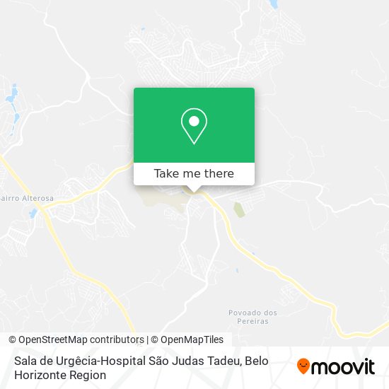 Sala de Urgêcia-Hospital São Judas Tadeu map