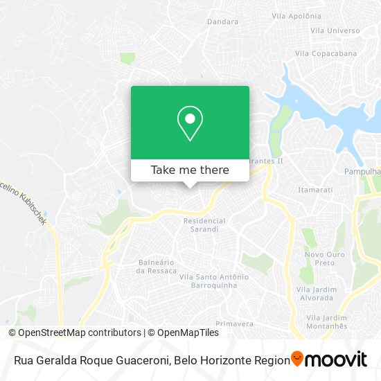 Rua Geralda Roque Guaceroni map