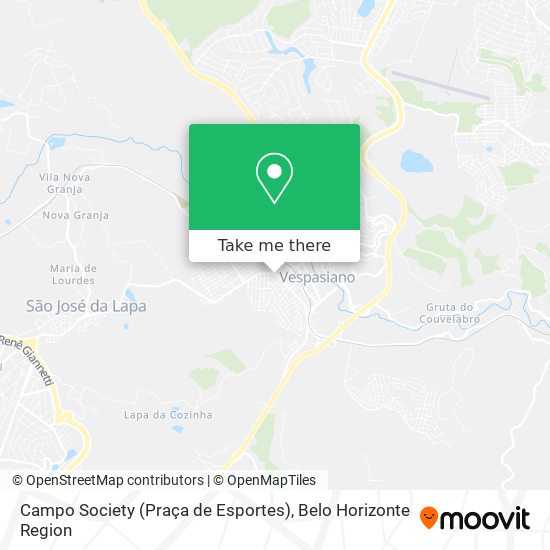 Campo Society (Praça de Esportes) map