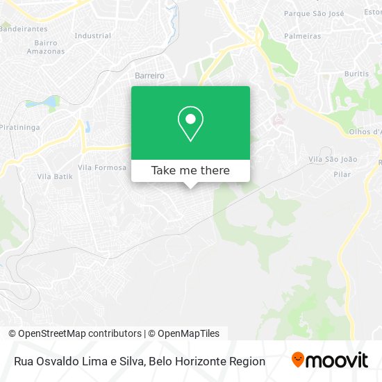 Rua Osvaldo Lima e Silva map