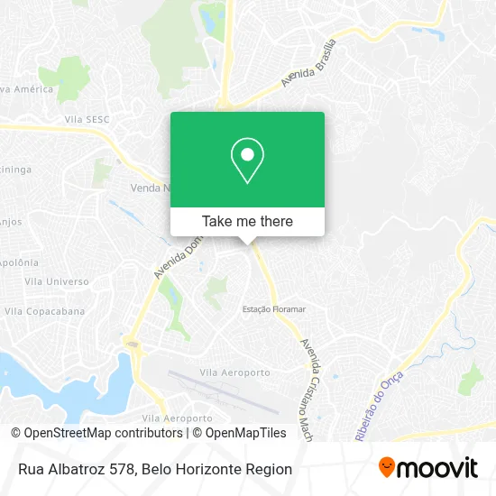 Rua Albatroz 578 map