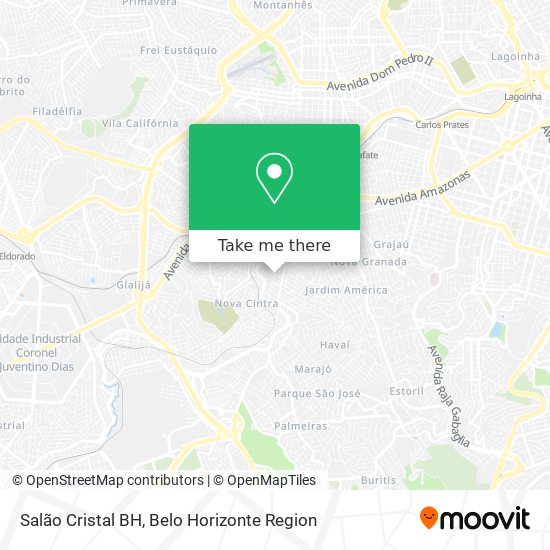 Salão Cristal BH map