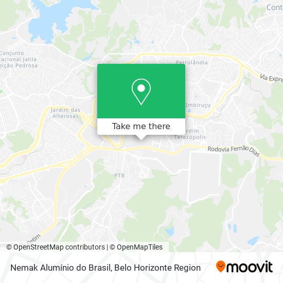 Nemak Alumínio do Brasil map