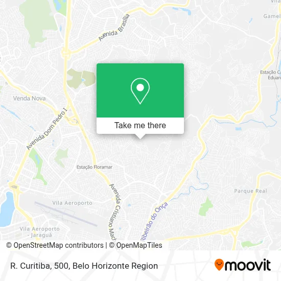 R. Curitiba, 500 map