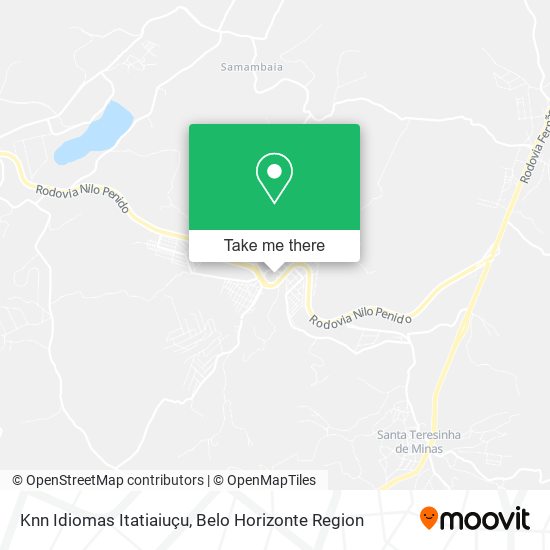 Knn Idiomas Itatiaiuçu map