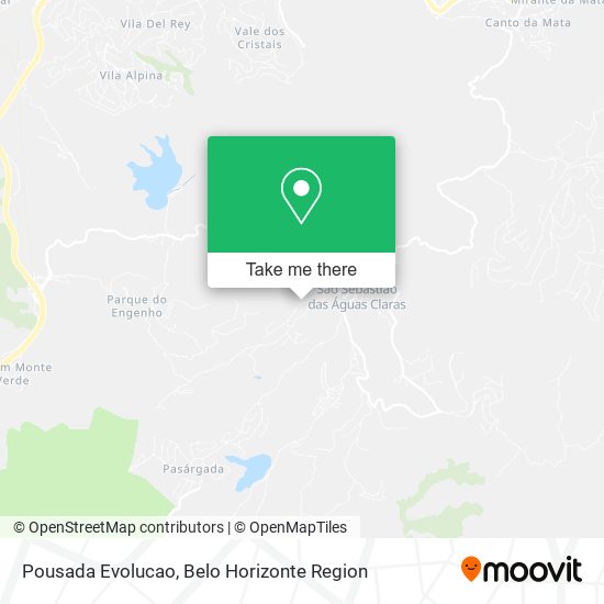 Pousada Evolucao map