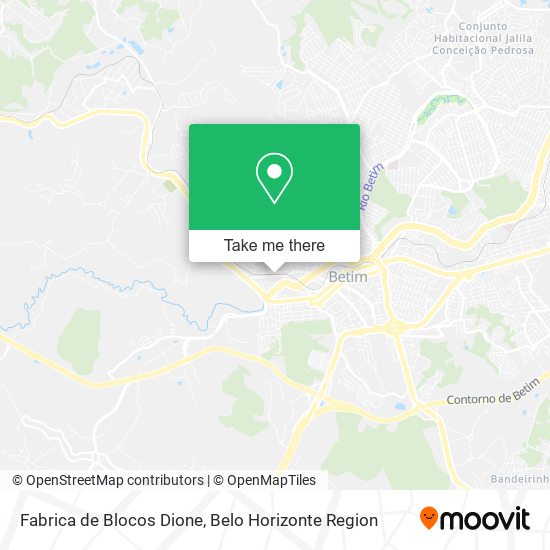 Fabrica de Blocos Dione map