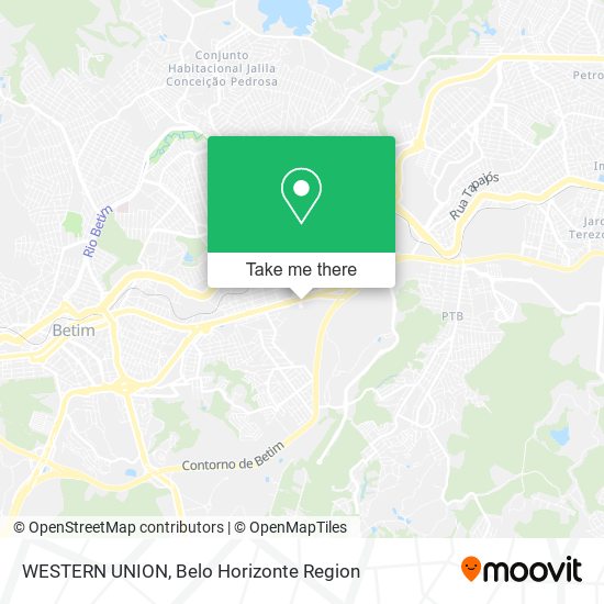 WESTERN UNION map