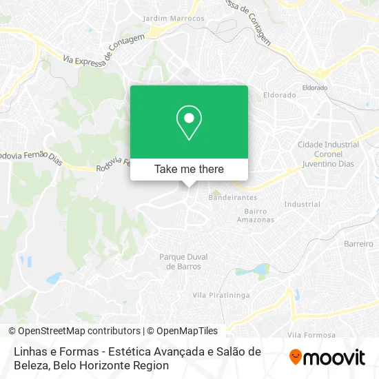 Linhas e Formas - Estética Avançada e Salão de Beleza map