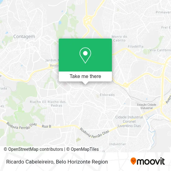 Ricardo Cabeleireiro map