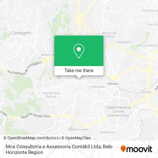 Mce Consultoria e Assessoria Contábil Ltda map