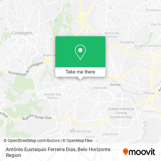 Antônio Eustaquio Ferreira Dias map