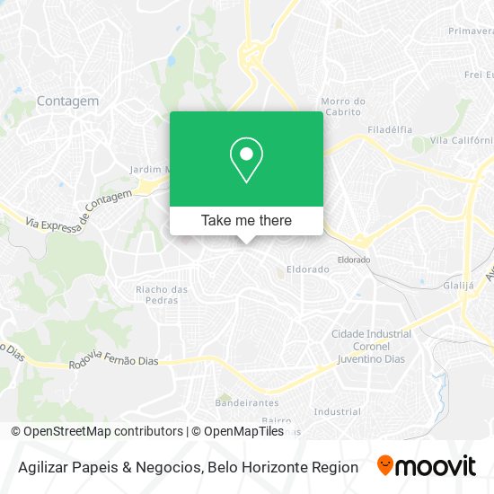 Agilizar Papeis & Negocios map