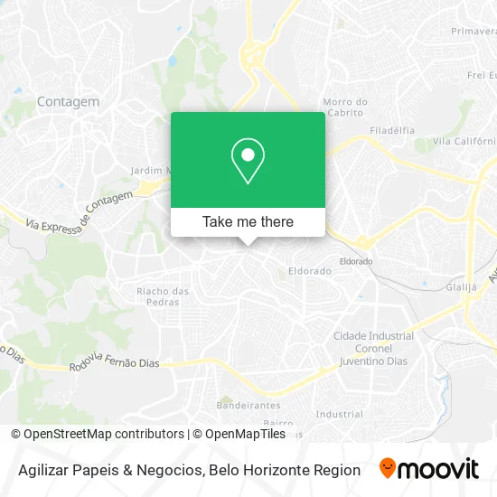 Agilizar Papeis & Negocios map