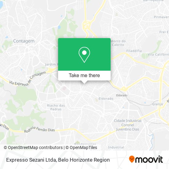 Mapa Expresso Sezani Ltda