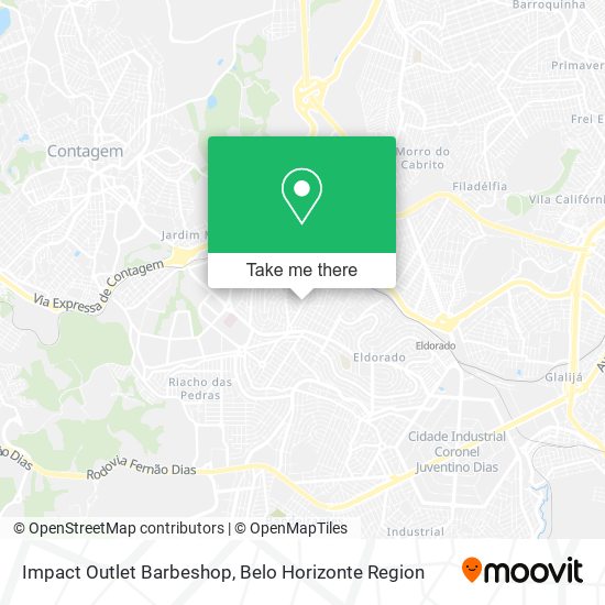 Mapa Impact Outlet Barbeshop