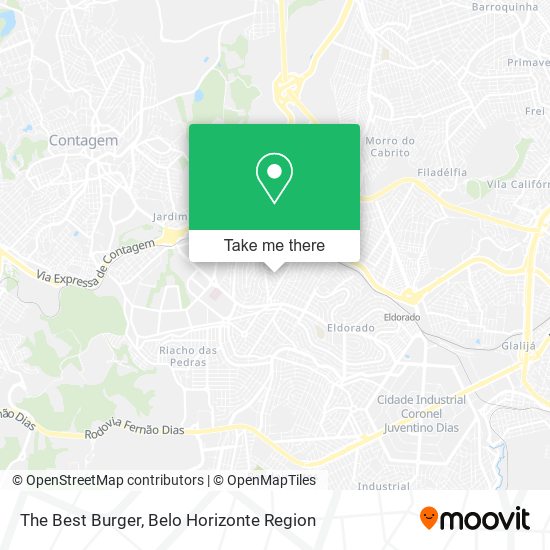 The Best Burger map