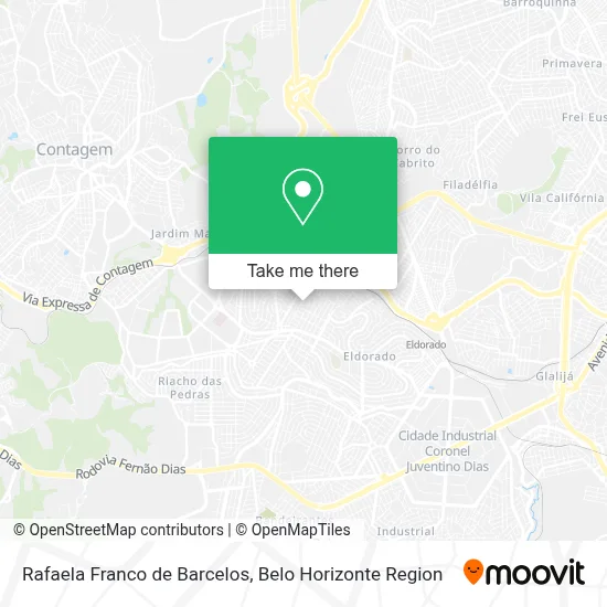 Rafaela Franco de Barcelos map