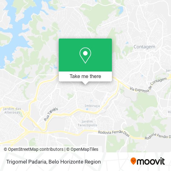 Trigomel Padaria map