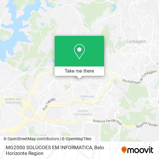 MG2000 SOLUCOES EM INFORMATICA map