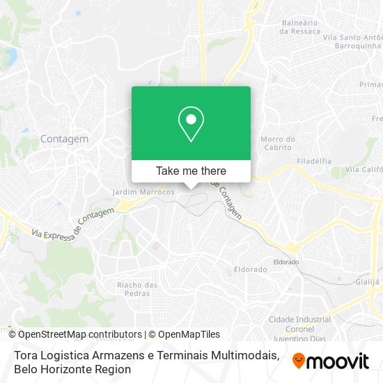 Tora Logistica Armazens e Terminais Multimodais map