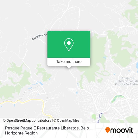 Pesque Pague E Restaurante Liberatos map