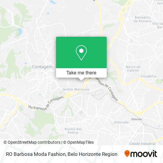 RO Barbosa Moda Fashion map