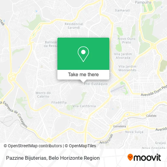 Pazzine Bijuterias map