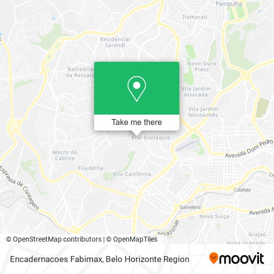 Encadernacoes Fabimax map