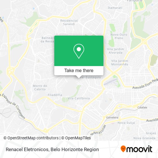 Renacel Eletronicos map
