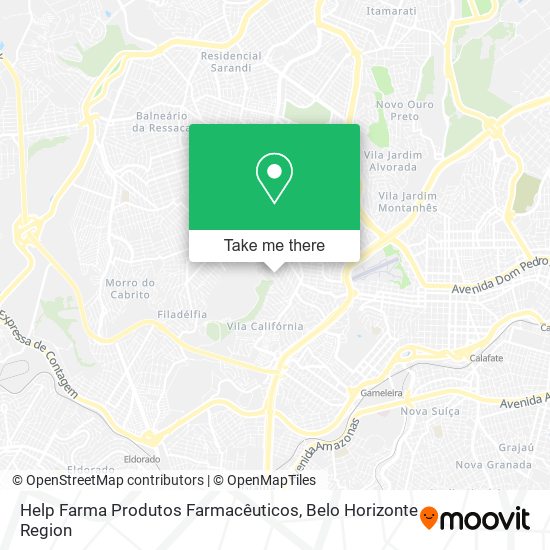 Help Farma Produtos Farmacêuticos map