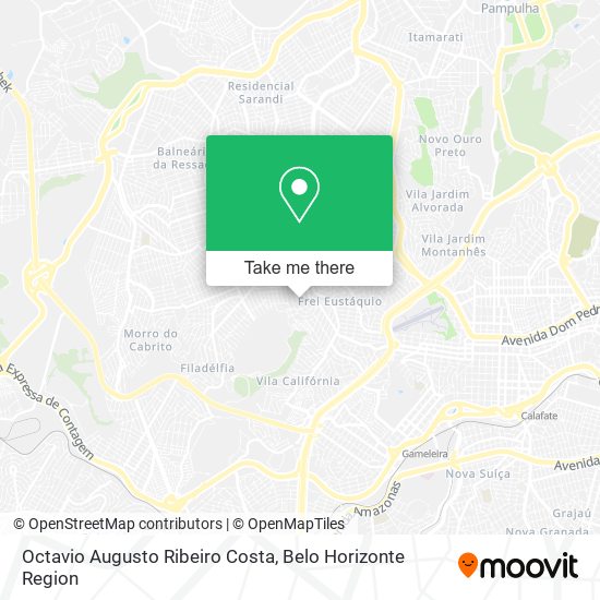 Octavio Augusto Ribeiro Costa map