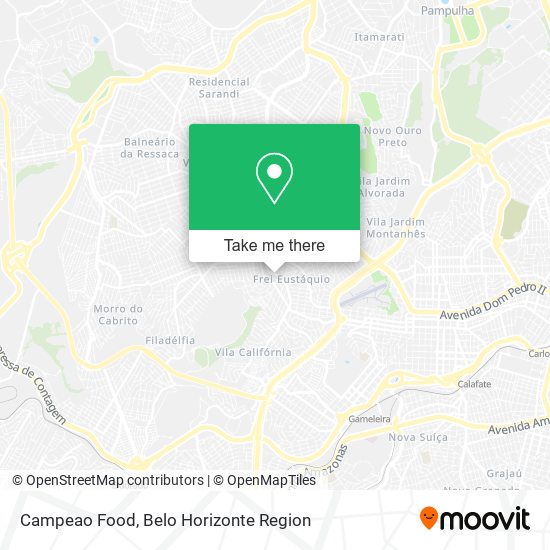 Campeao Food map