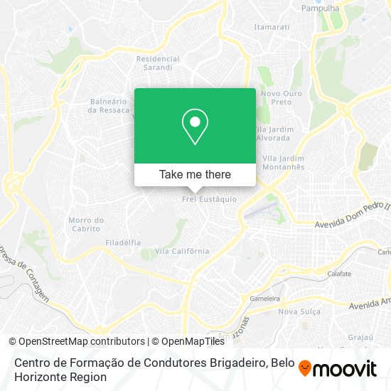 Centro de Formação de Condutores Brigadeiro map