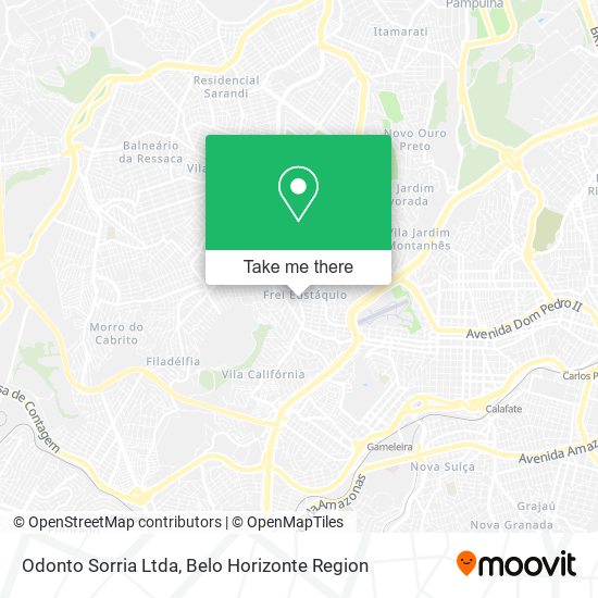 Mapa Odonto Sorria Ltda