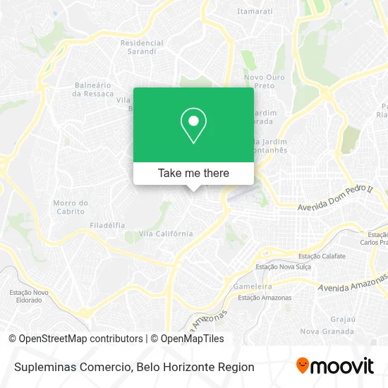 Supleminas Comercio map