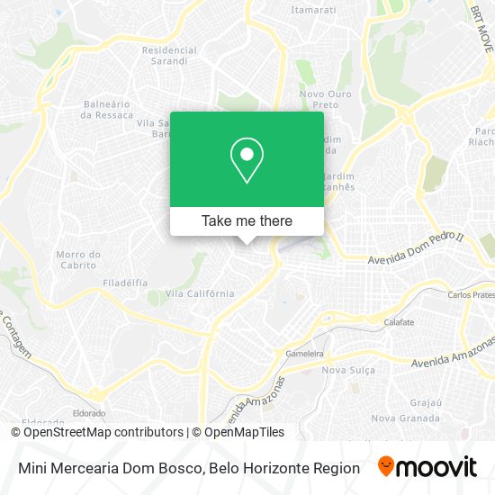 Mini Mercearia Dom Bosco map