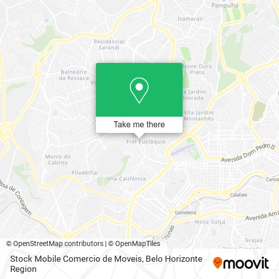 Stock Mobile Comercio de Moveis map