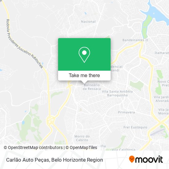 Carlão Auto Peças map
