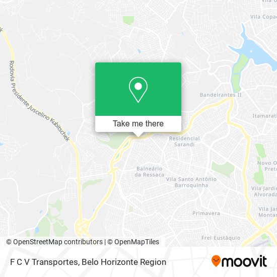 F C V Transportes map