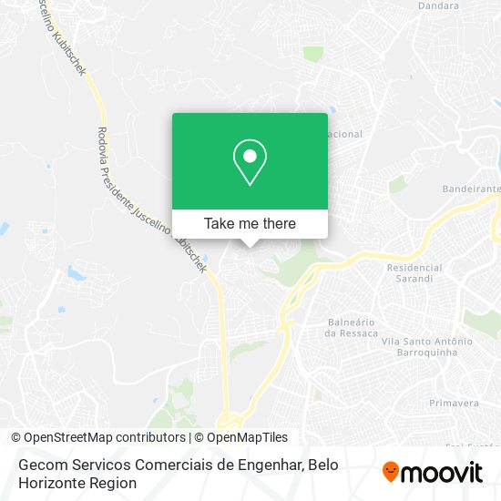 Gecom Servicos Comerciais de Engenhar map