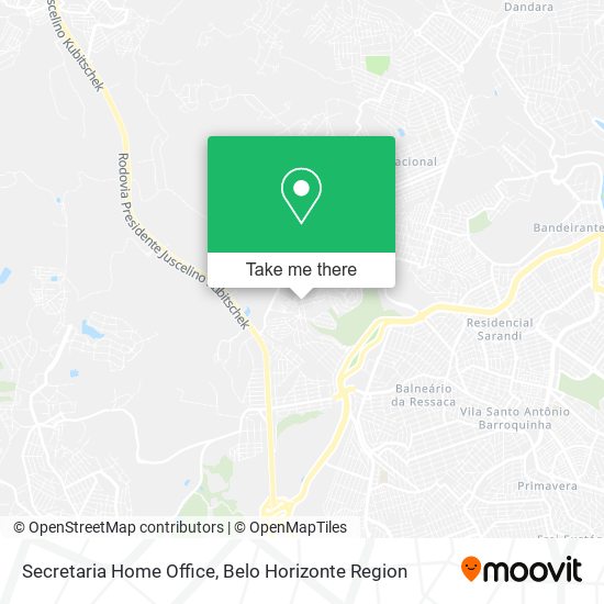 Secretaria Home Office map